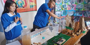 Jóvenes de Bolívar destacan en concurso nacional de tecnología con prototipo de agua potable
